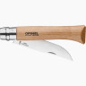 Складной нож Opinel №12, серрейтор, нержавеющая сталь, рукоять бука 002441